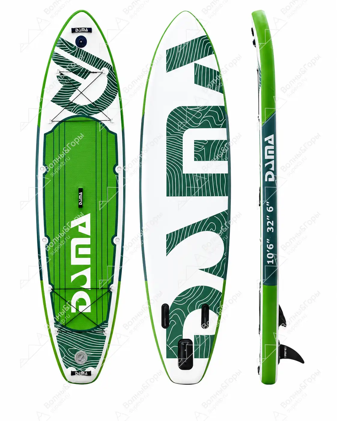 Sup-доска Dama New Adventure Green 10'6"