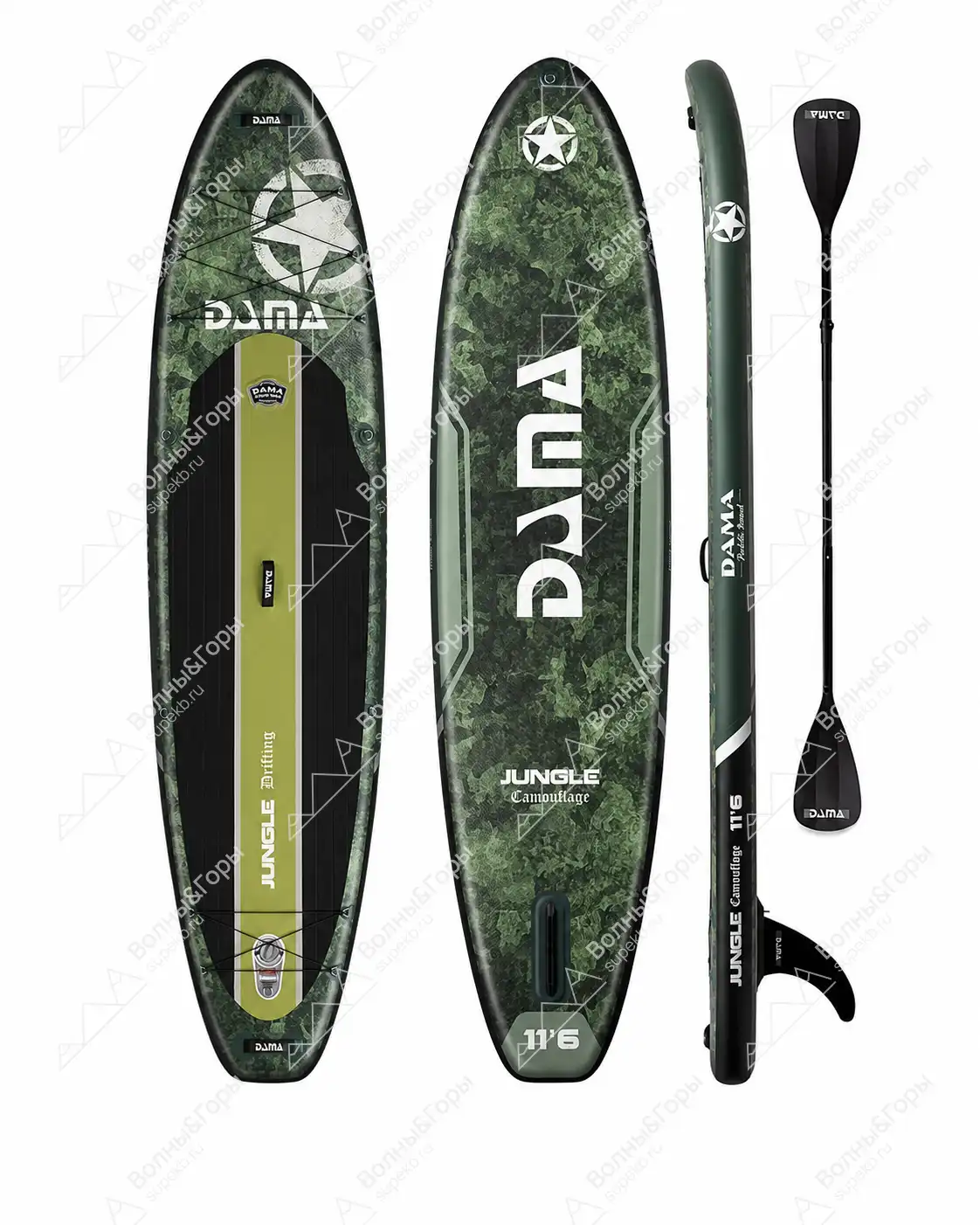 Sup-доска Dama Jungle Camouflage 11'6"