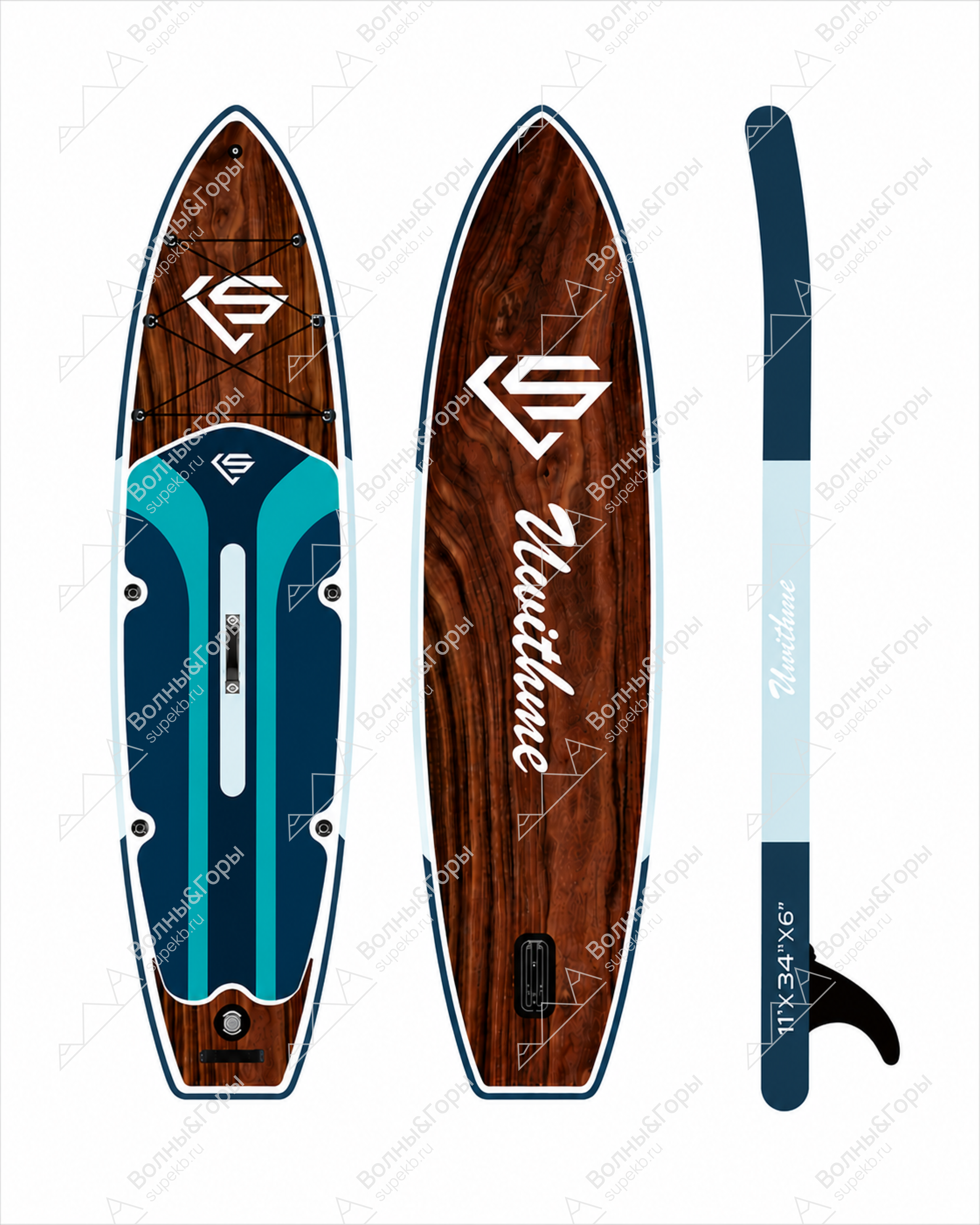 Sup-доска Uwithme Wooden 11'0"