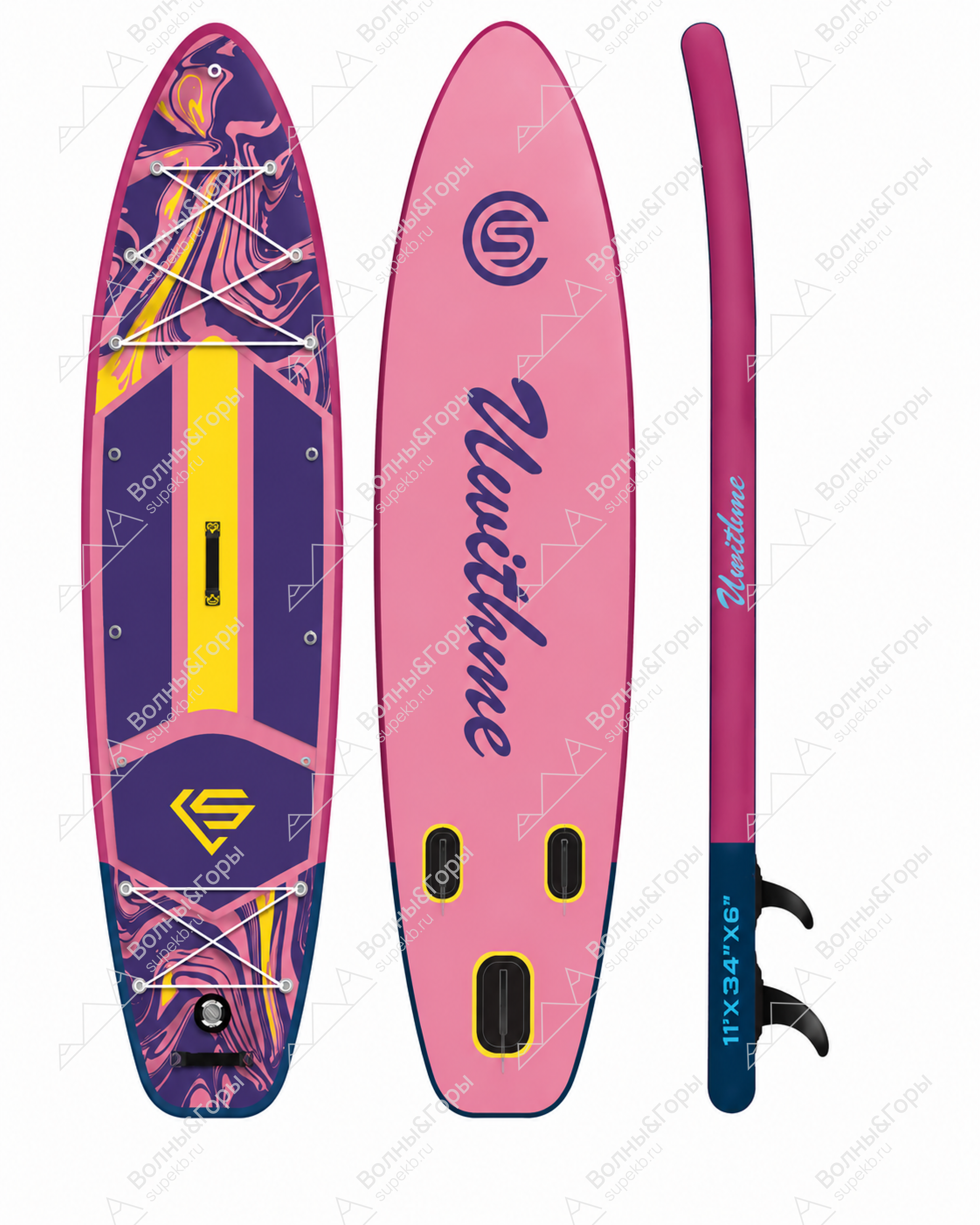 Sup-доска Uwithme Striped Pink 11'0"